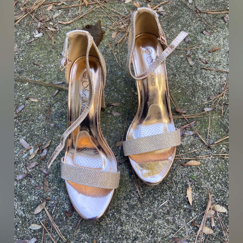 Gold/Rose Gold Heels